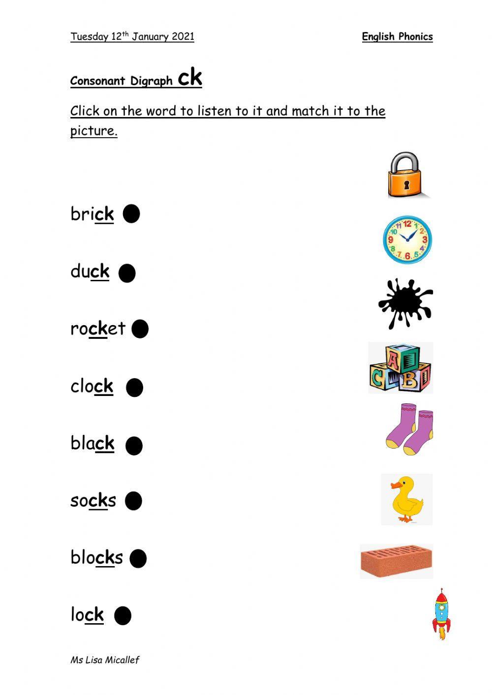 Consonant Digraph QU