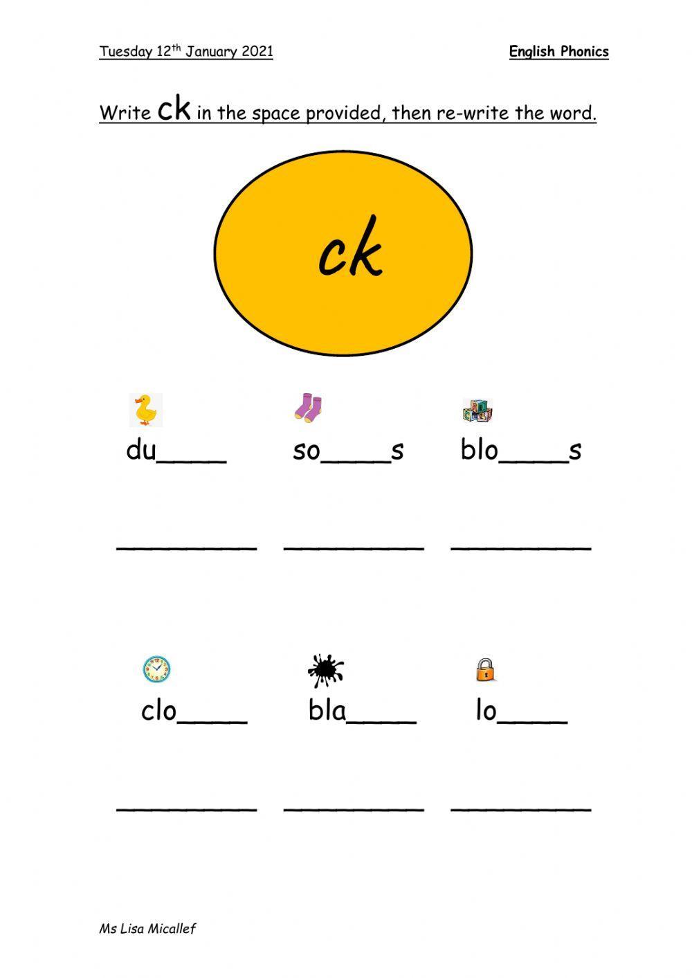 Consonant Digraph QU
