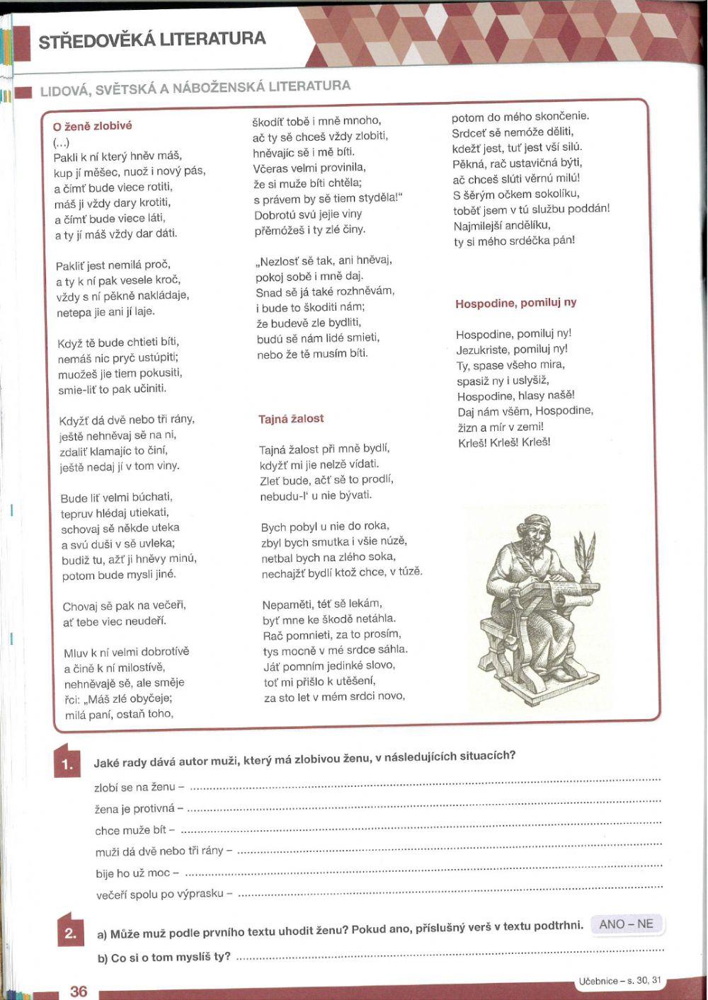 Středověká literatura a drama