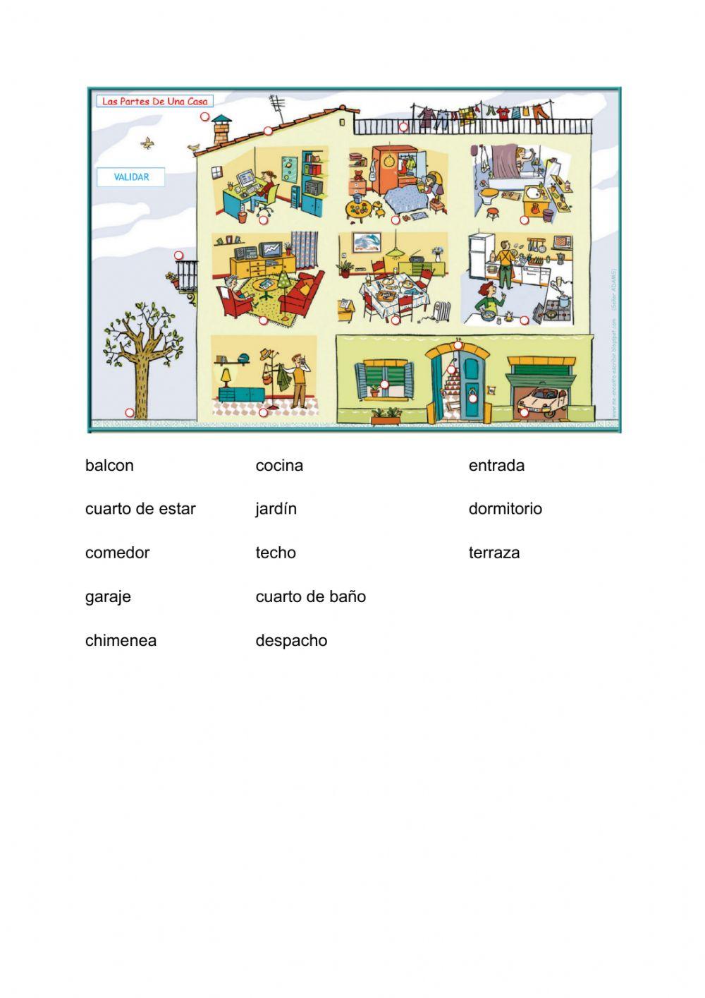 My house | Free Interactive Worksheets | 171898, image size:1000x1414
