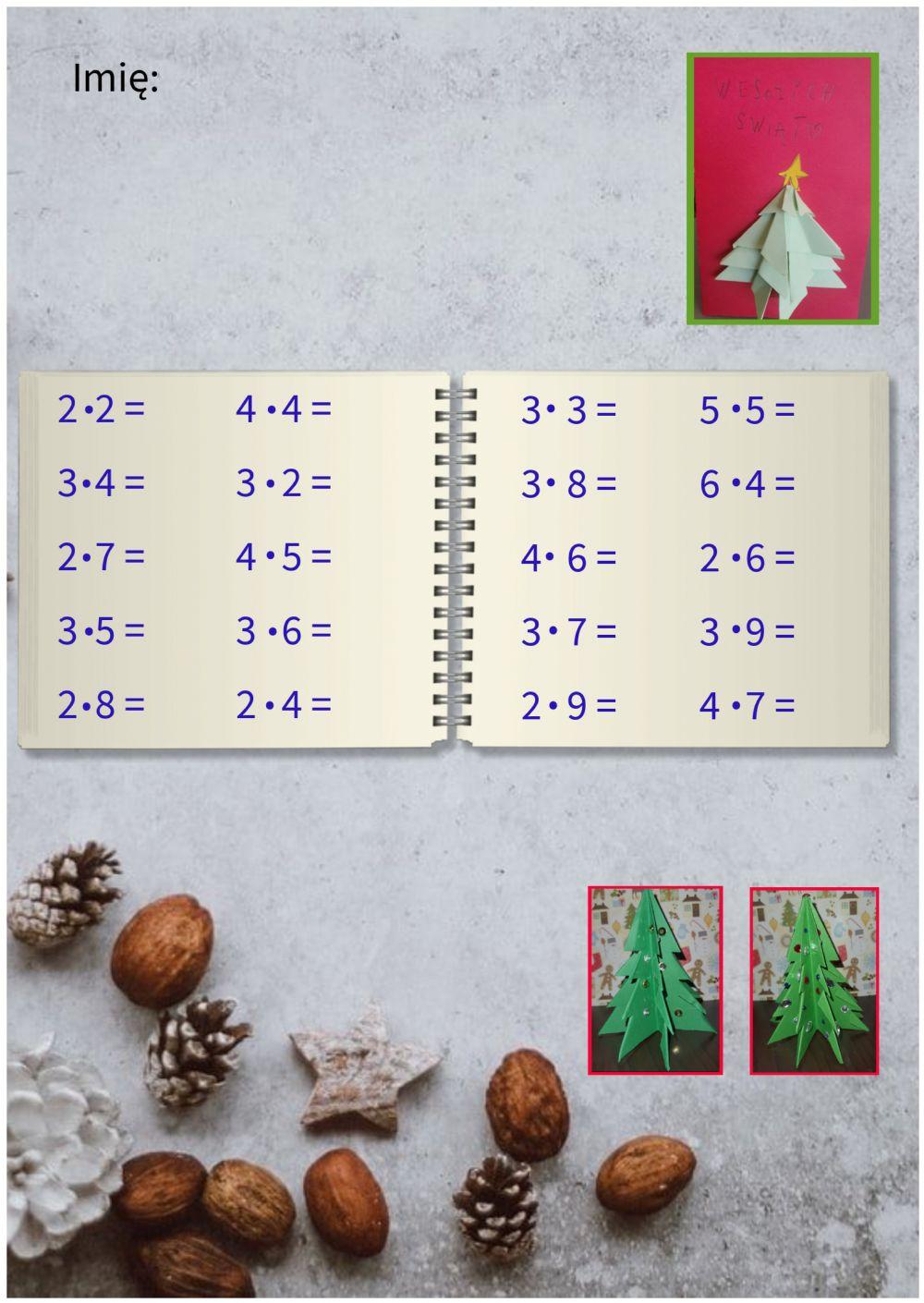 Mnożenie w zakresie 30