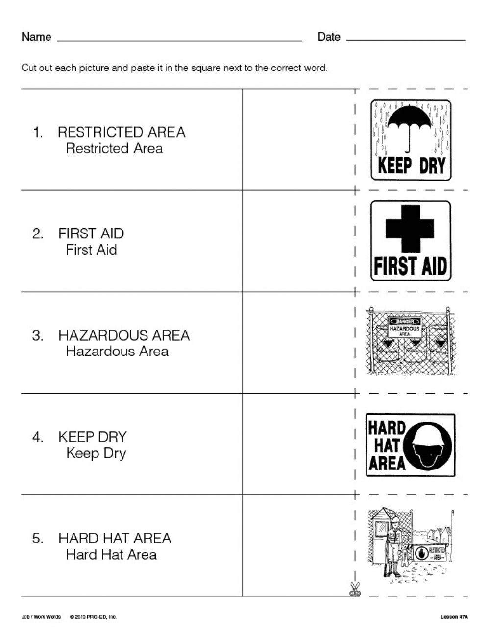 Edmark words lesson 47A worksheet Live Worksheets