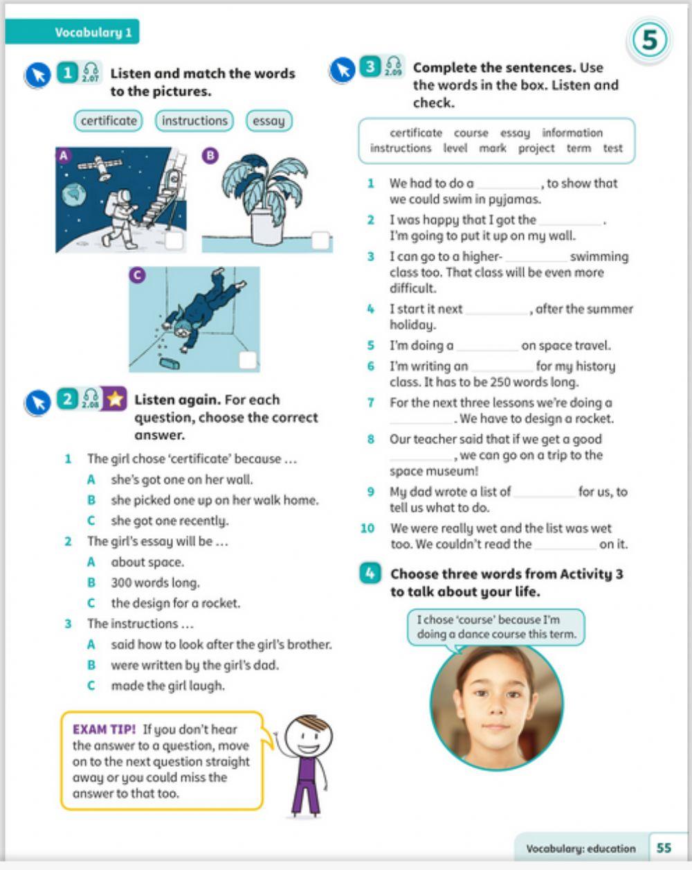 Power up 6 page 55 online exercise for live worksheets