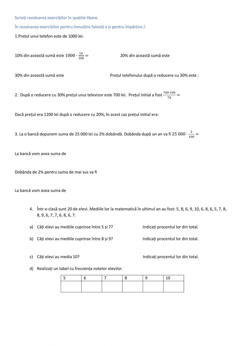 Matematici financiare și statistică