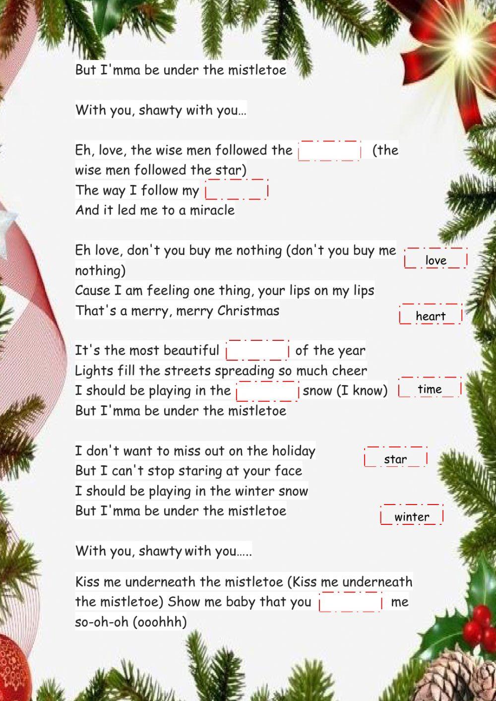 Under the mistletoe (Justin Bieber)