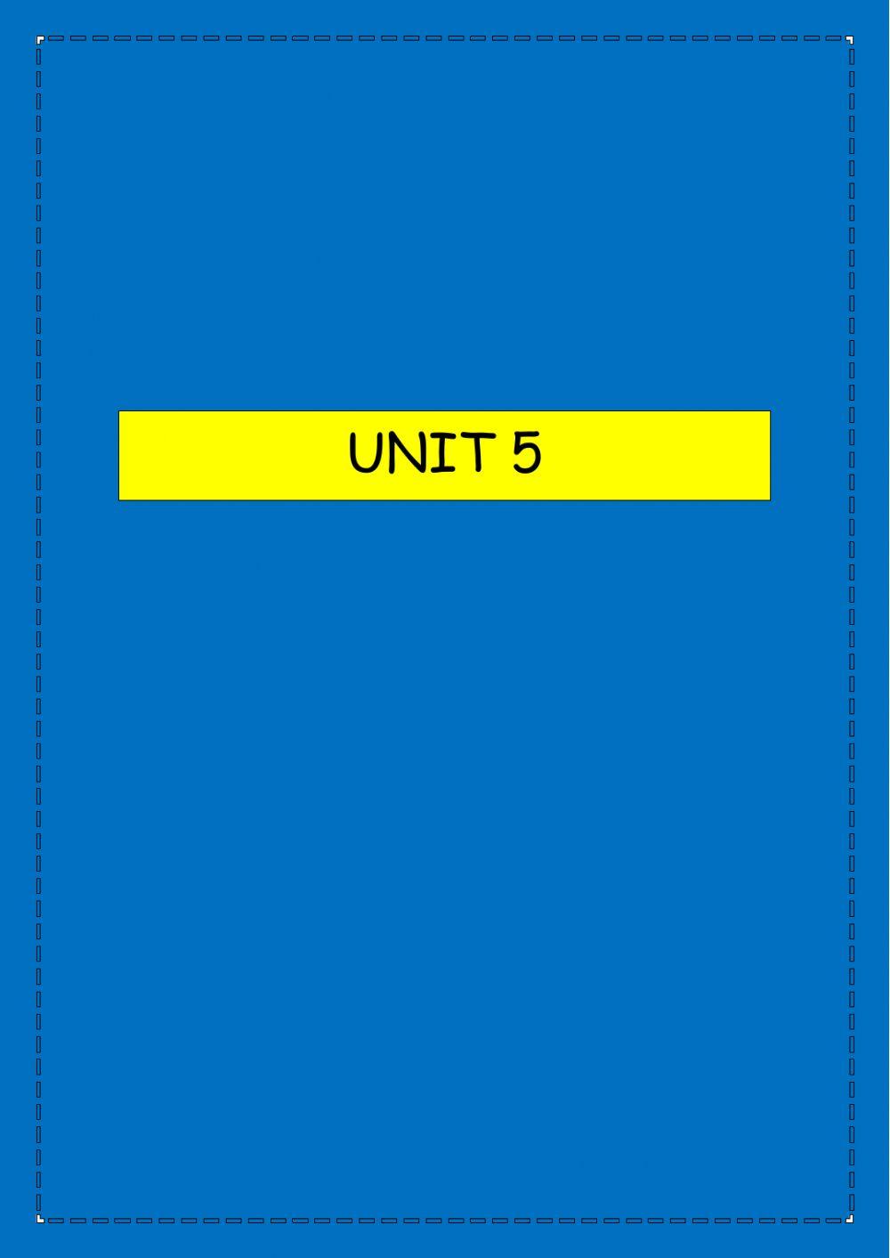 Unit 5