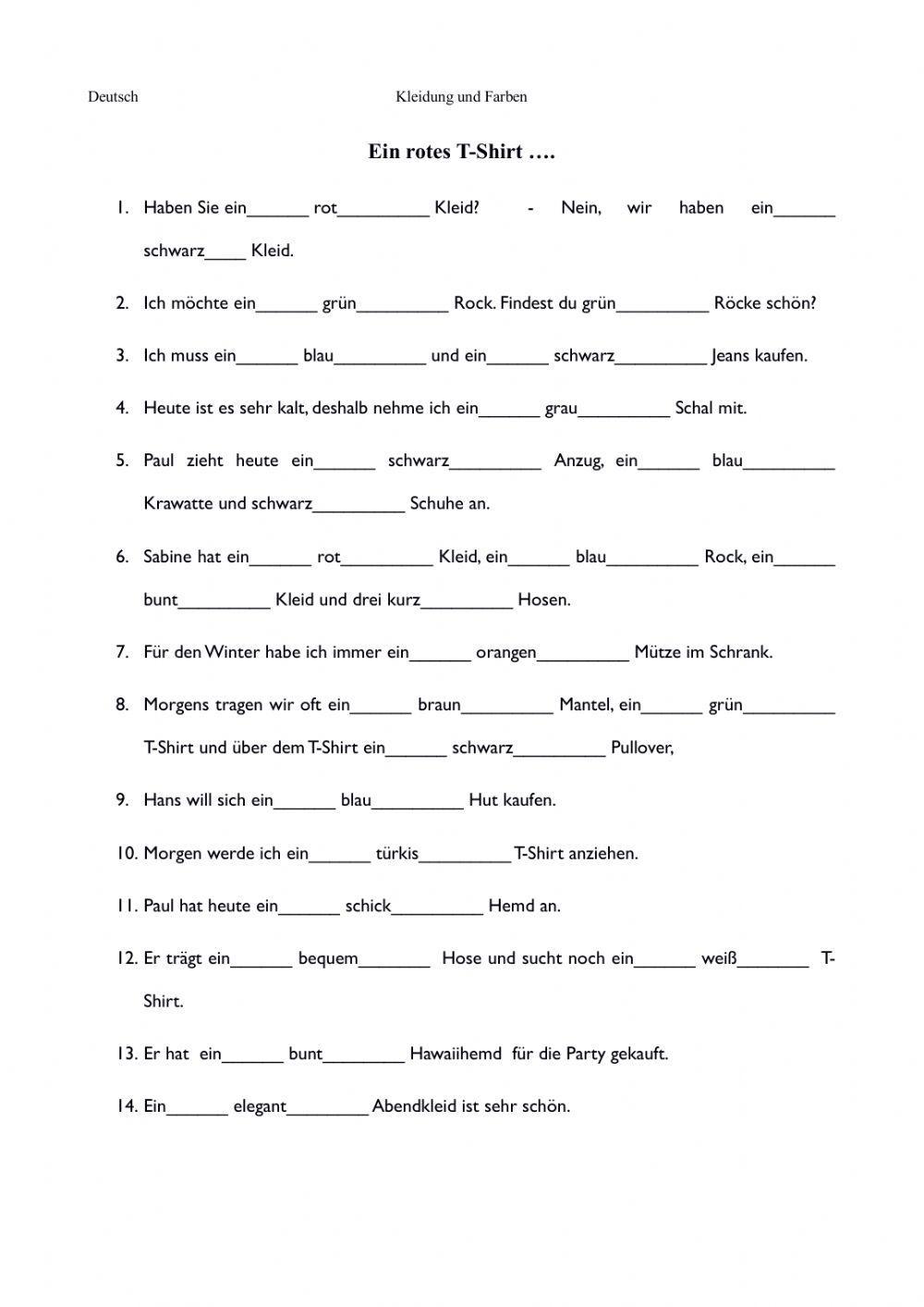 Gemischte Adjektivdeklination