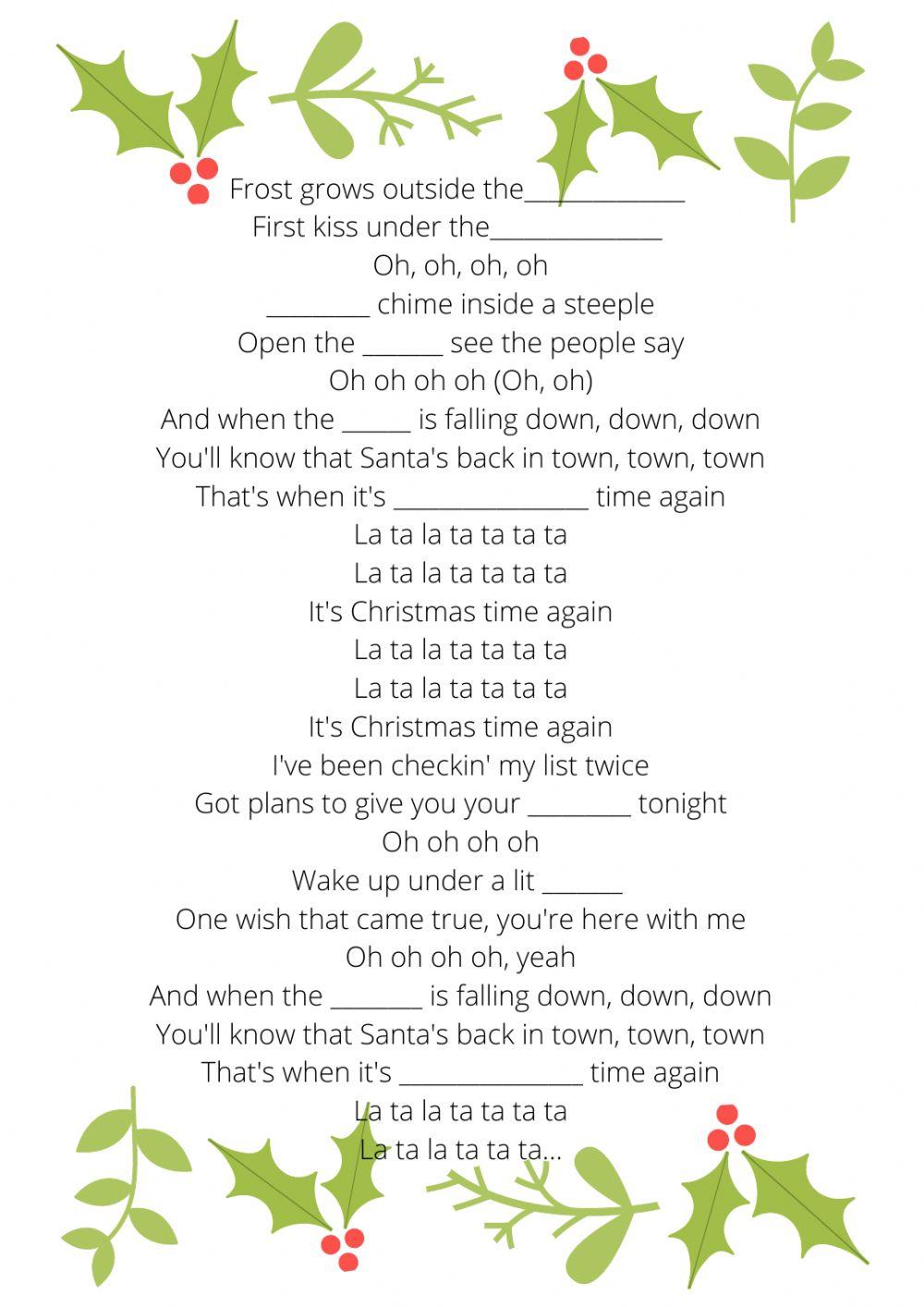 It's Christmas time again