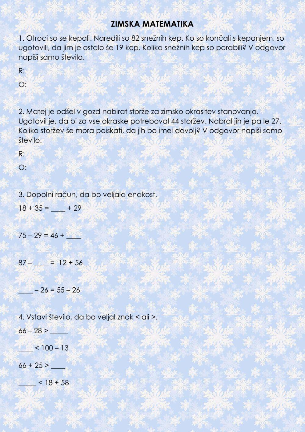 Zimska matematika