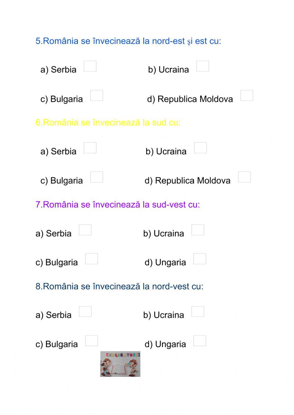 România-așezare,limite, vecini