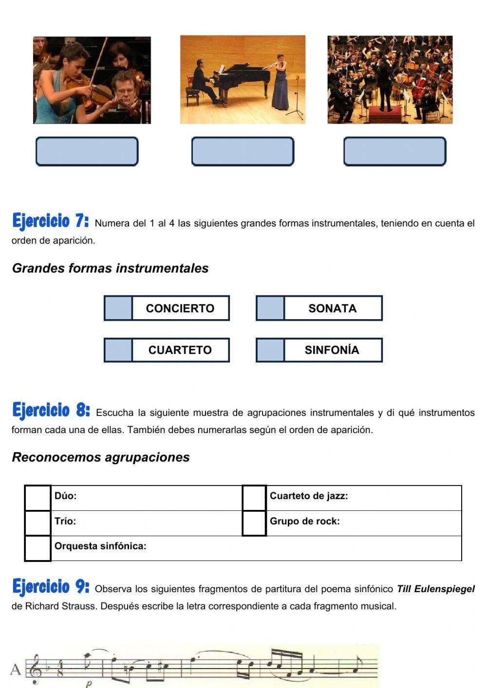 Unidad 5.3 Las agrupaciones instrumentales