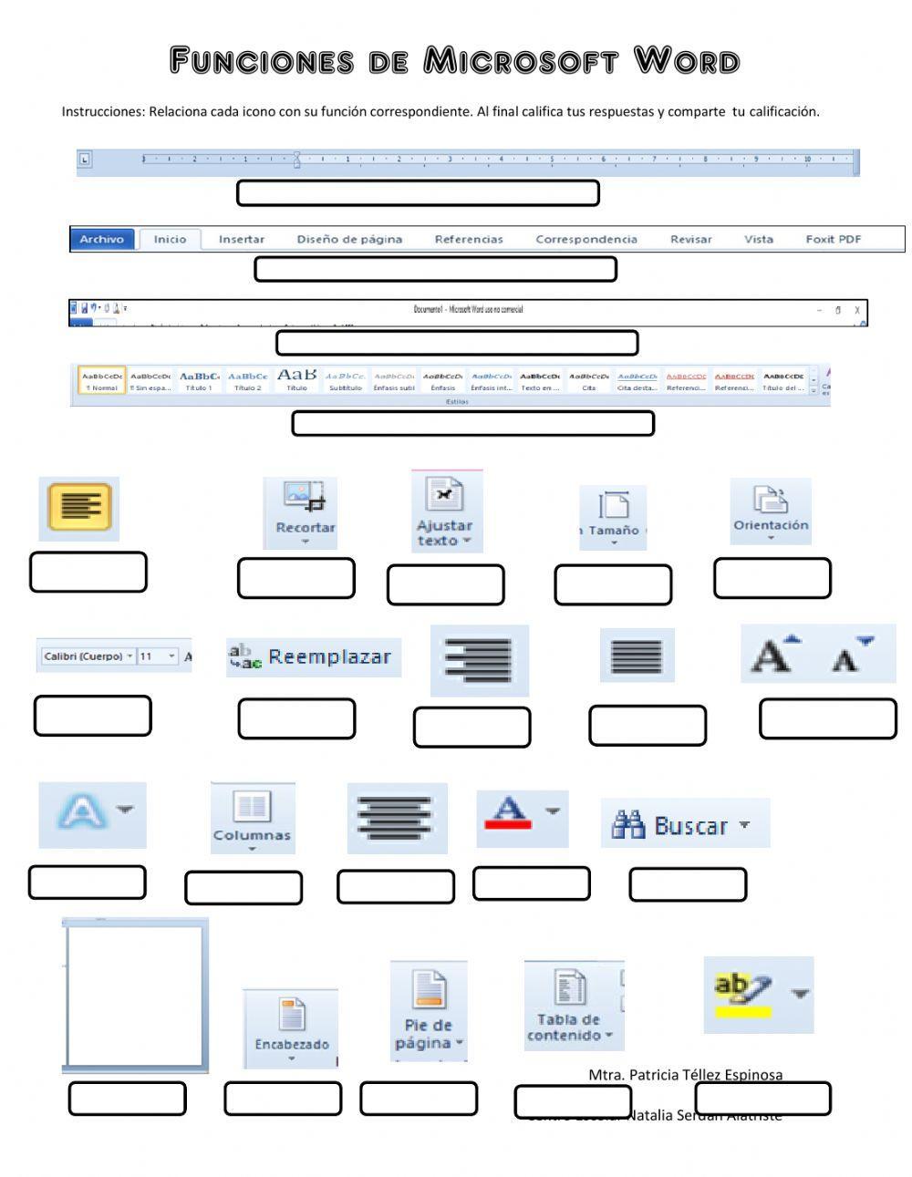 Funciones de Microsoft Word