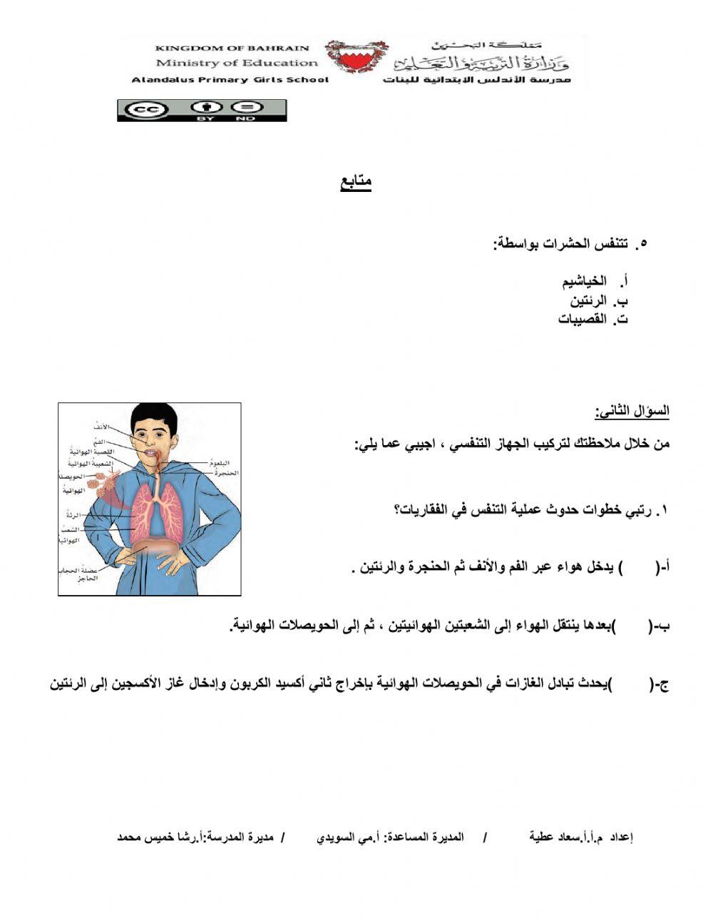 عملية التنفس