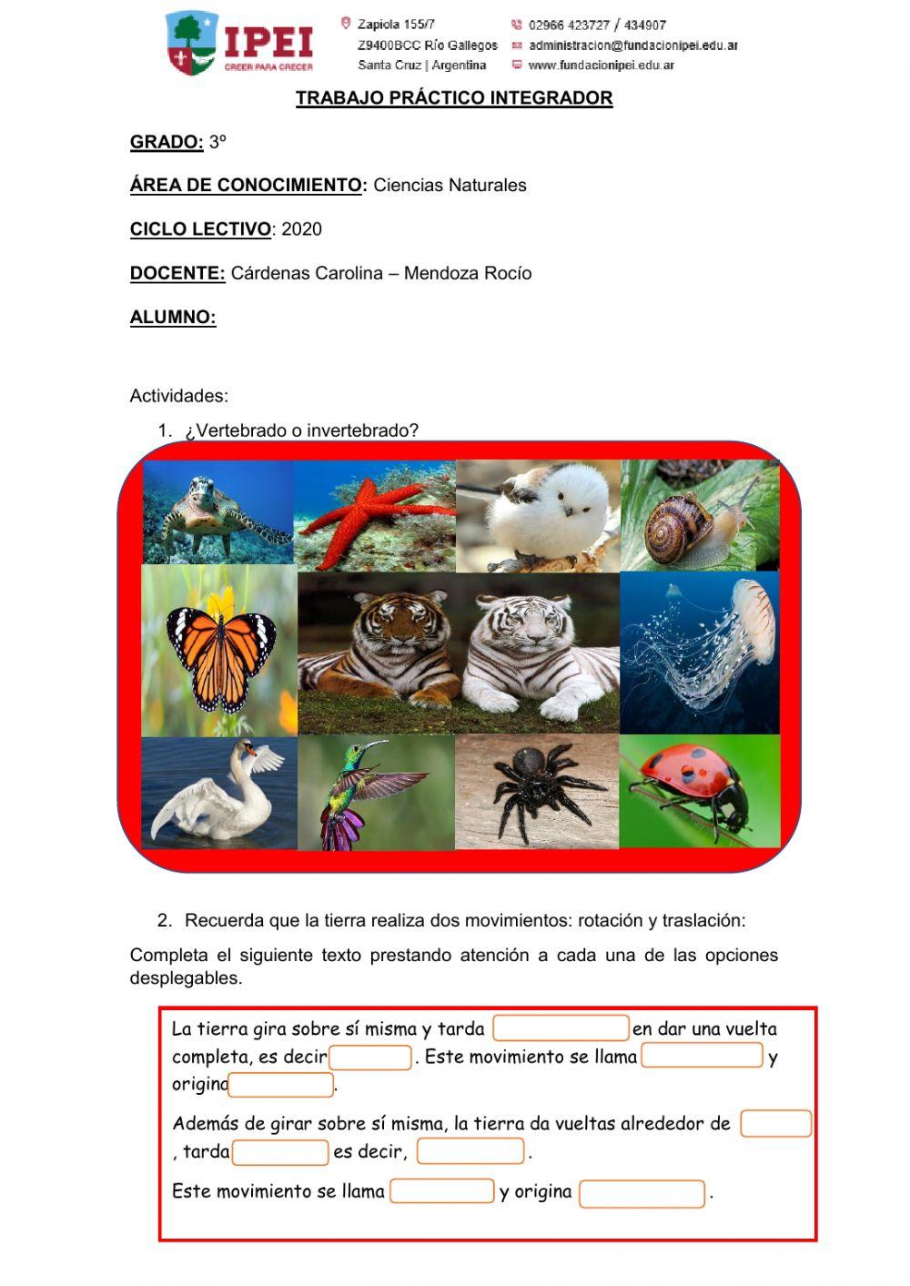 Trabajo Práctico Integrador (Ciencias Naturales)