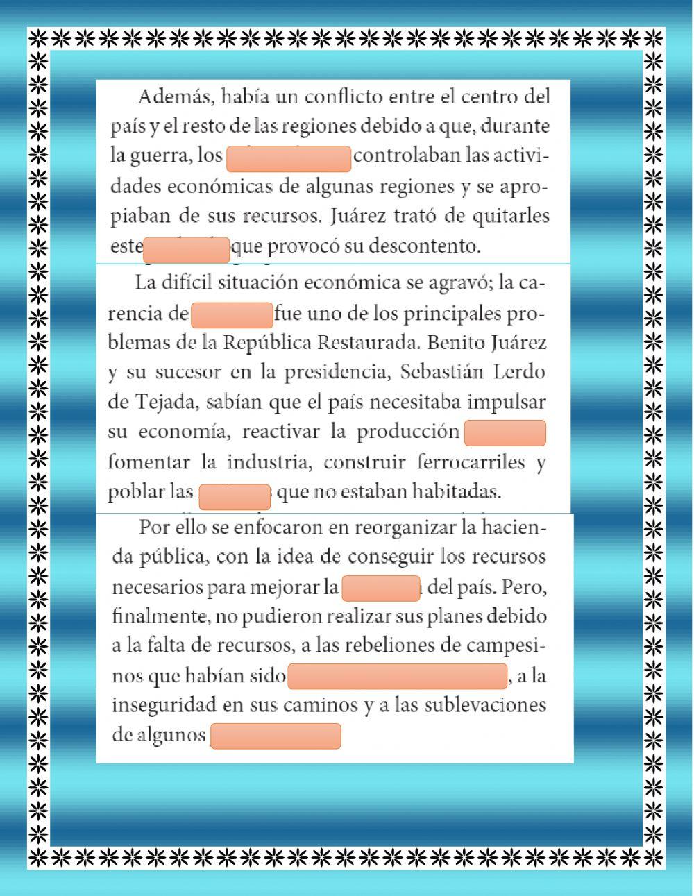 La restauración de la república