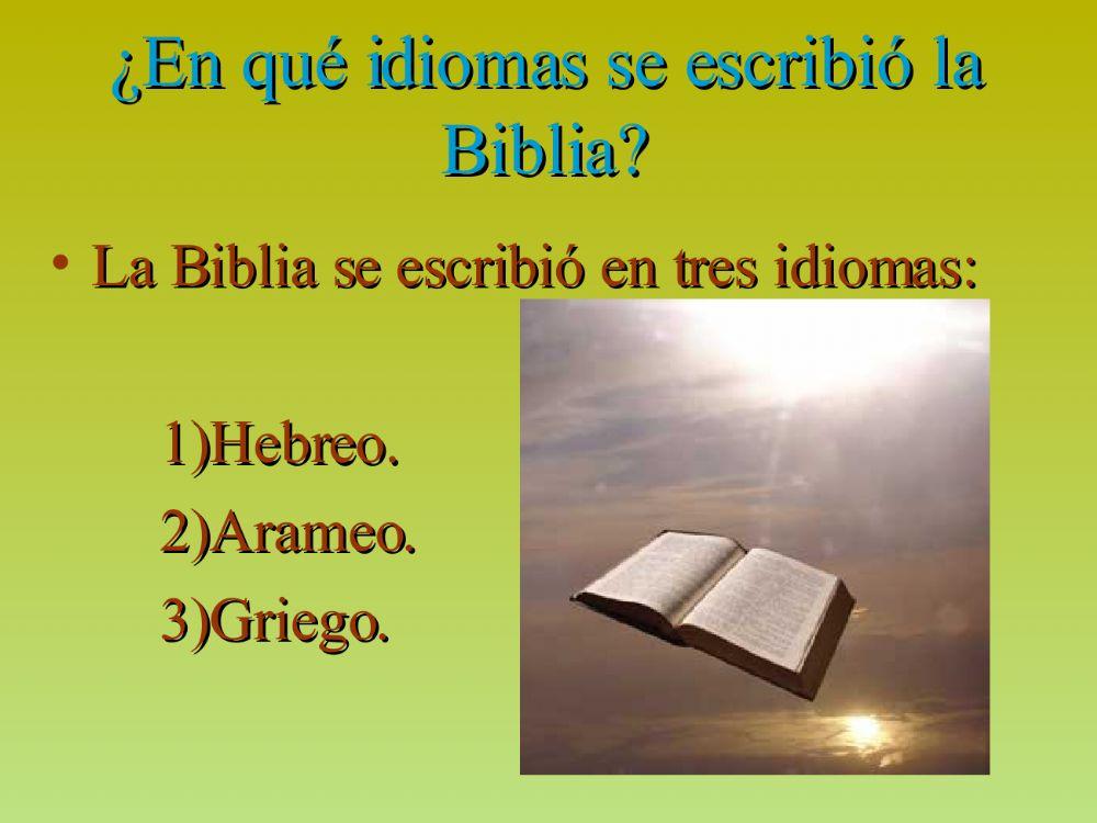 La biblia