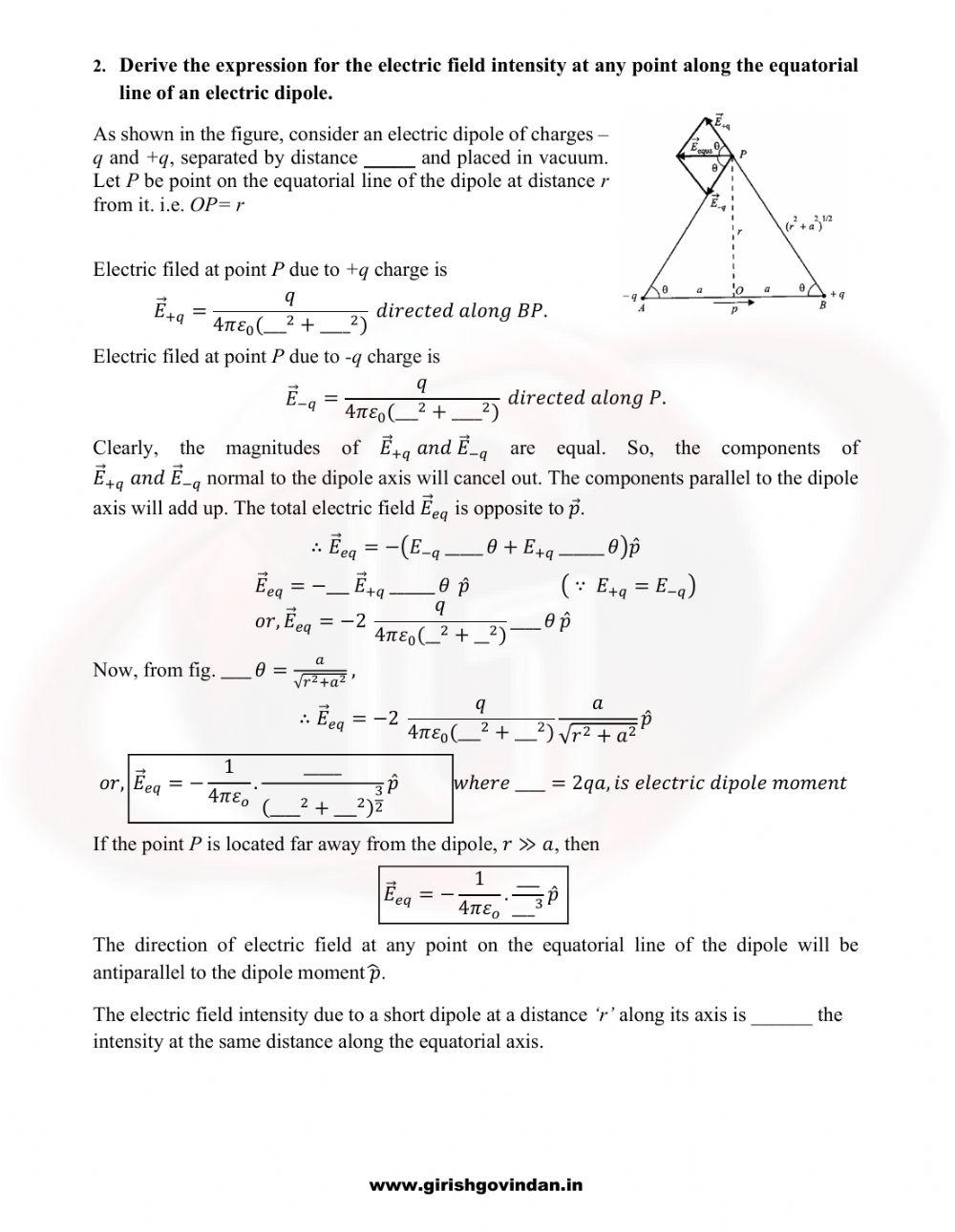 Electric Charges and fields