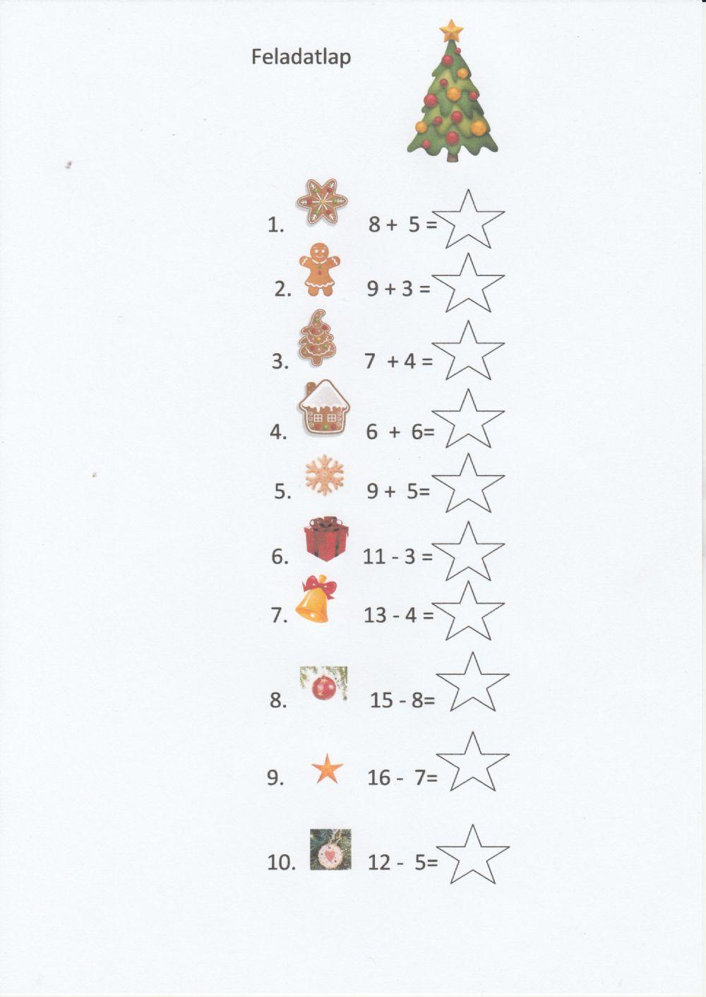 Összeadás, kivonás 10-20