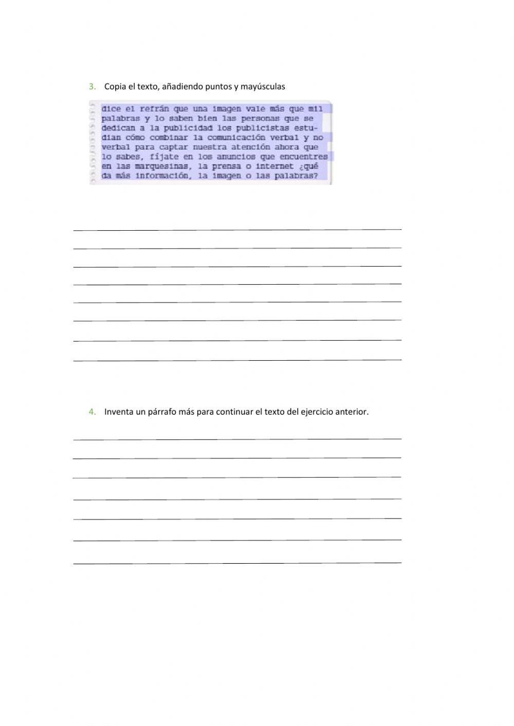 Ortografía. El párrafo y el punto