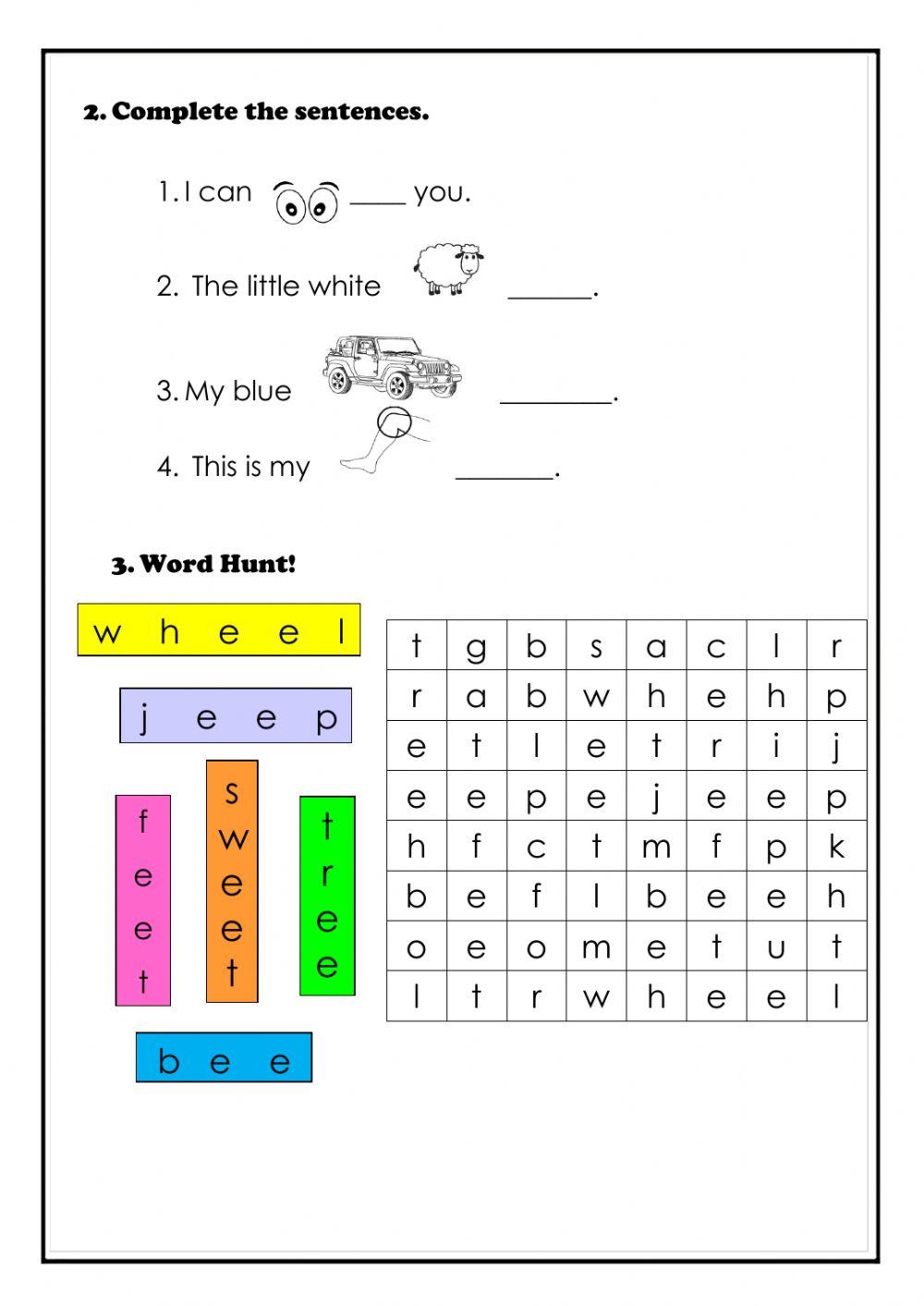 Lesson 43 - ee sound
