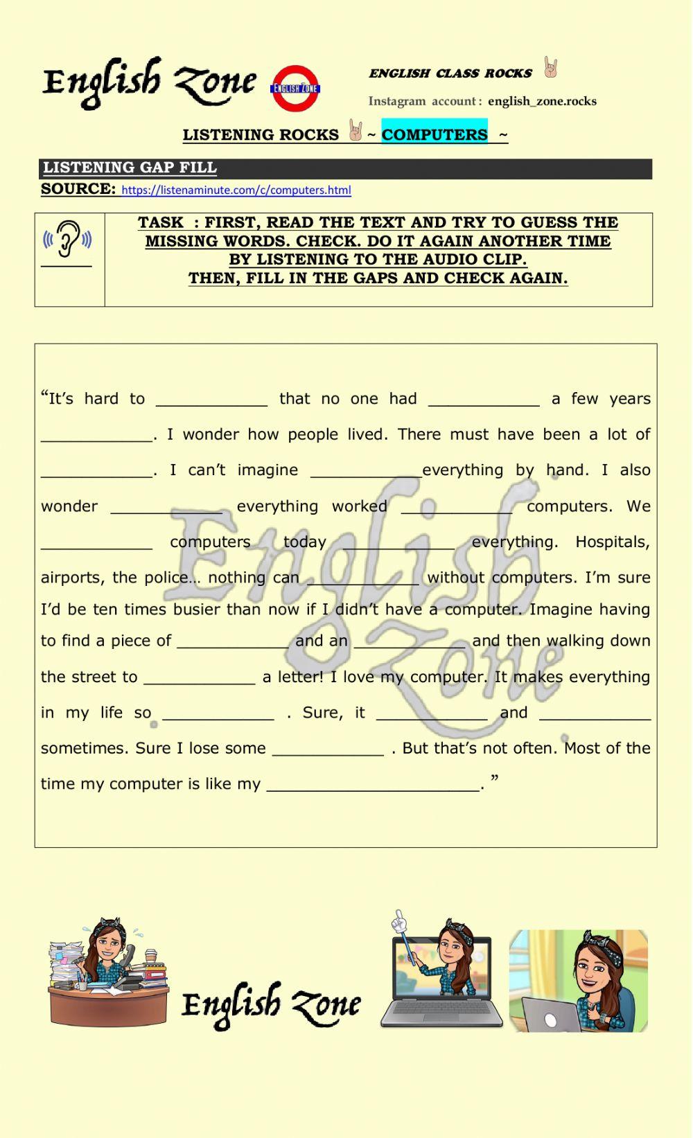 Listening rocks  - computers