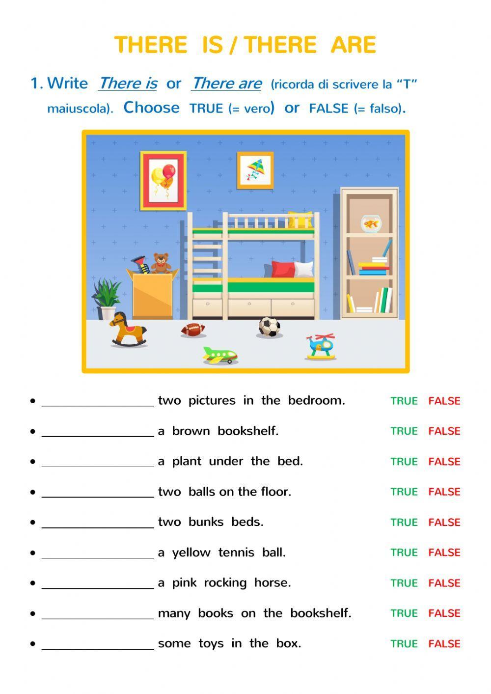 There is-There are online activity for Grade 3 | Live Worksheets
