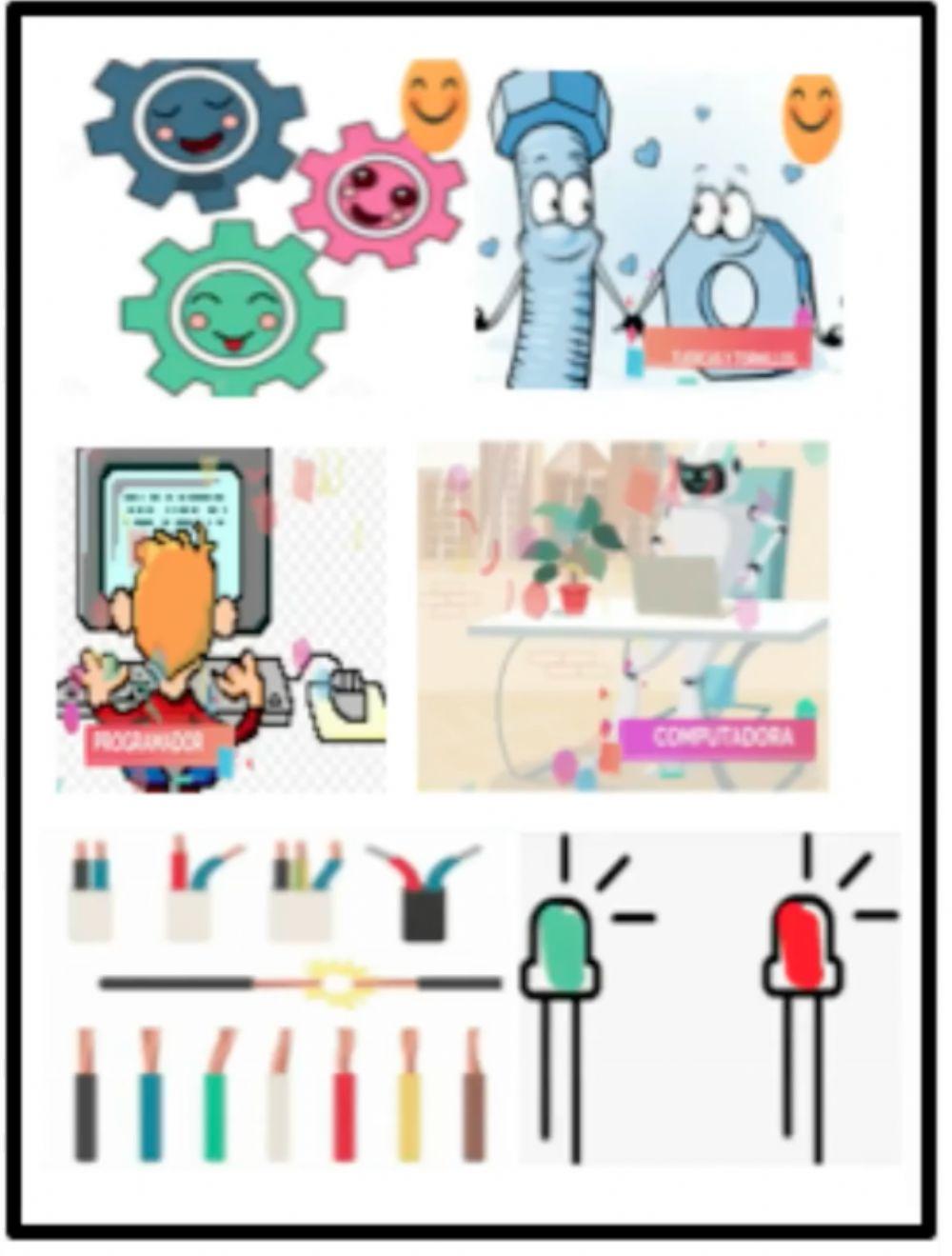 Partes de un robot ejercicio 2