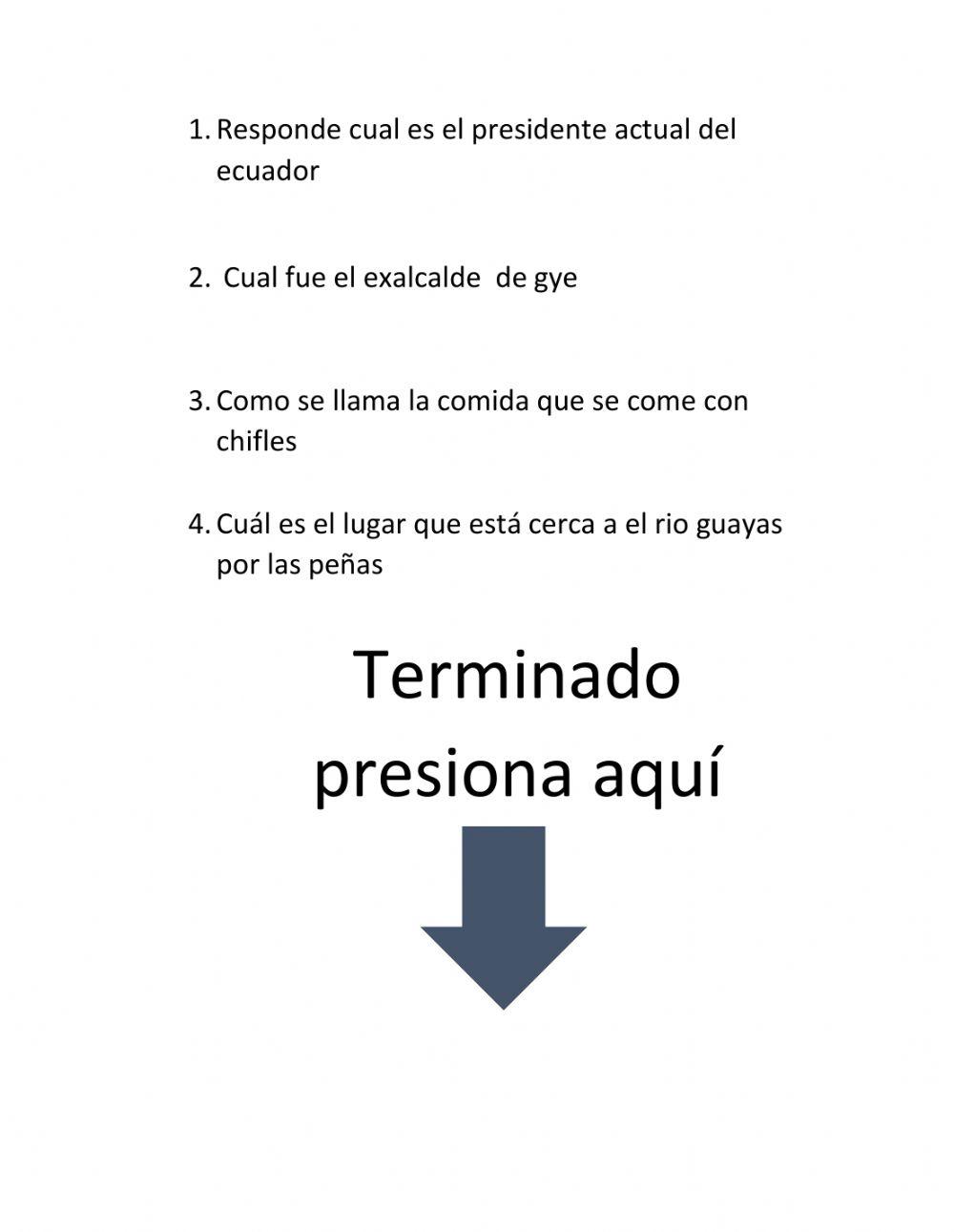 Preguntas si eres Guayaquileño de corazon