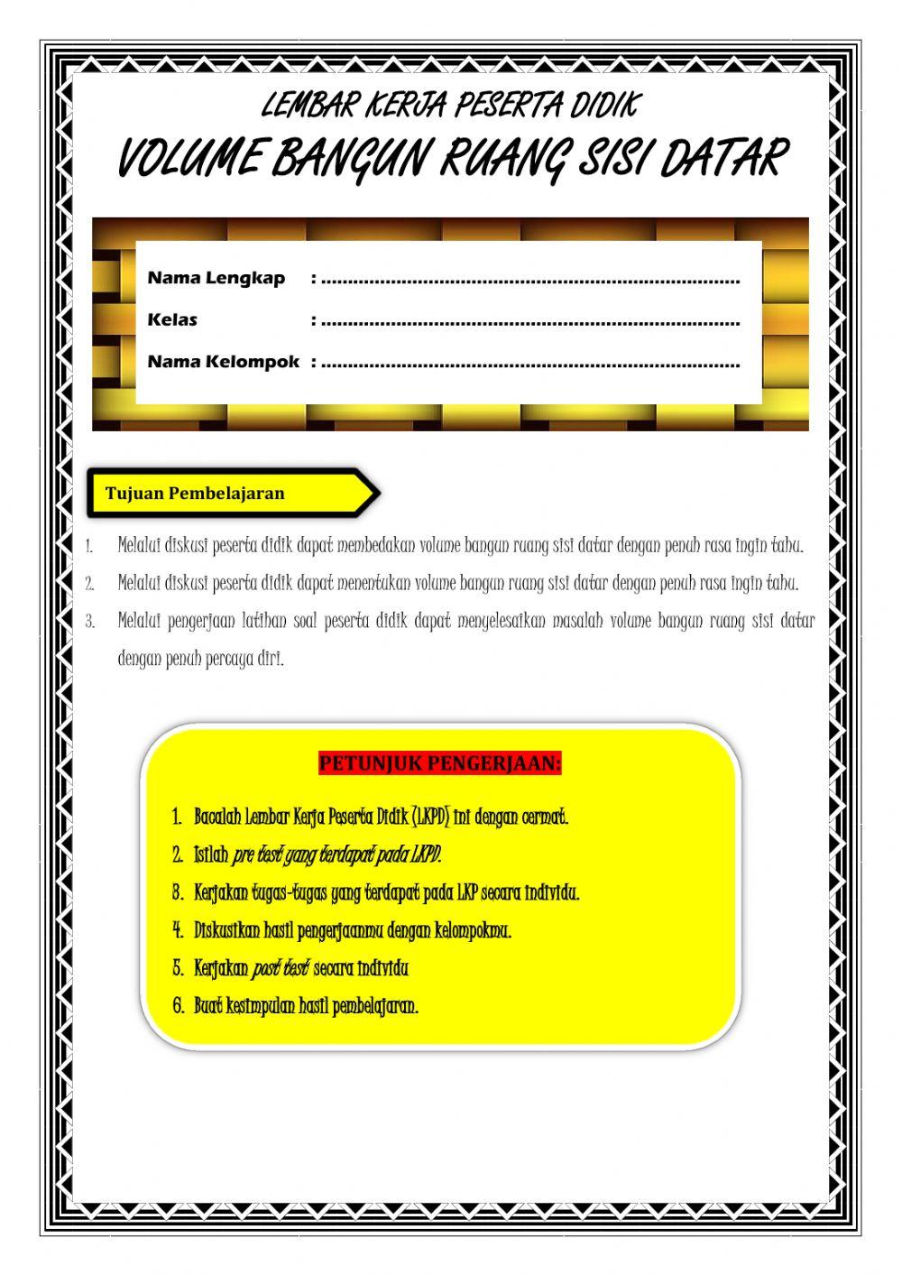 Bangun ruang sisi datar