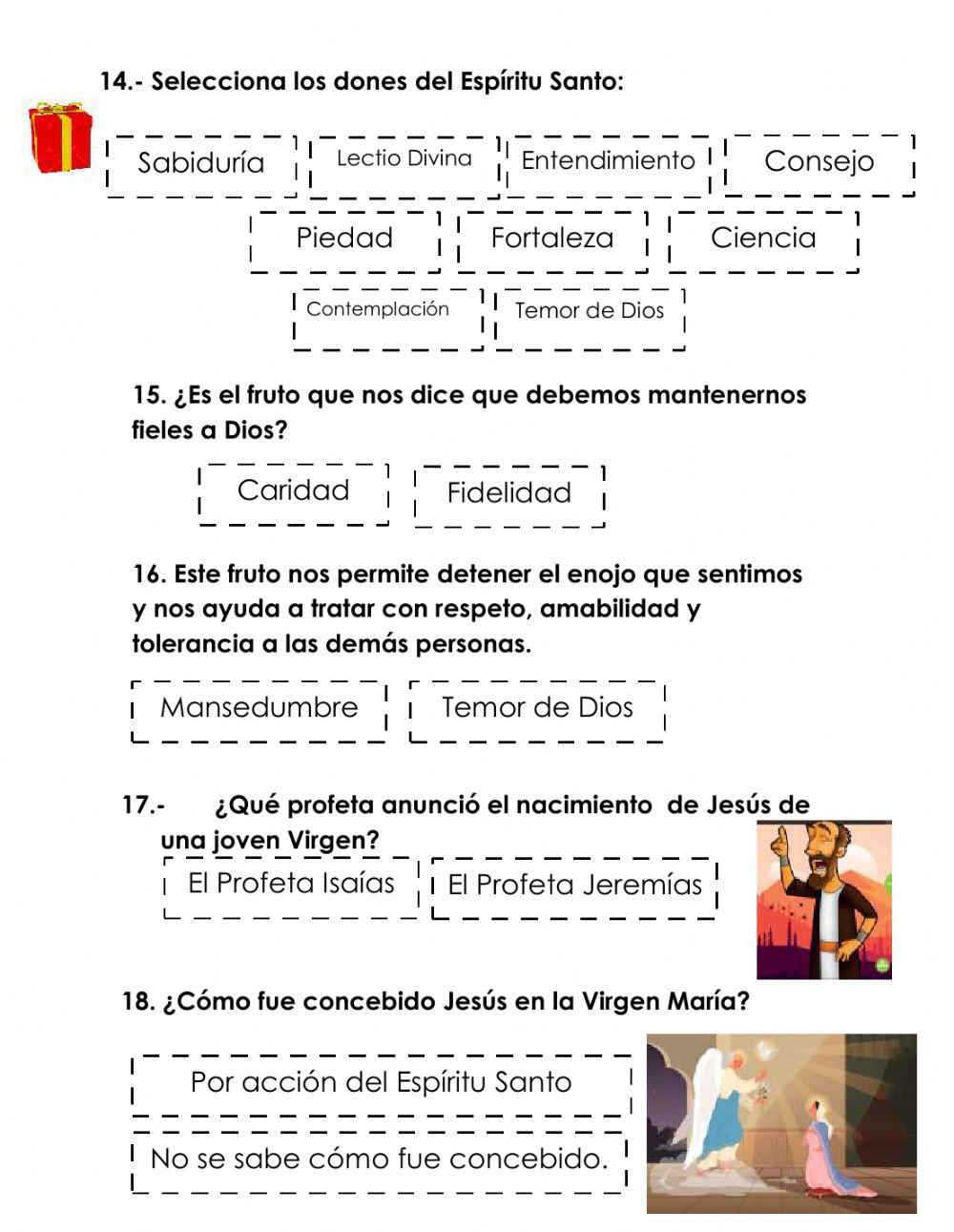 Catequesis espiritu santo