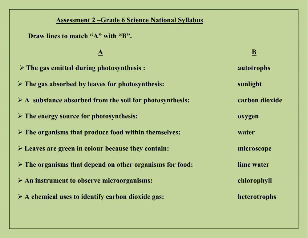 National syllabus science