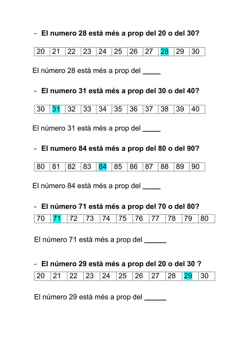 Arrodonir a la desena més propera