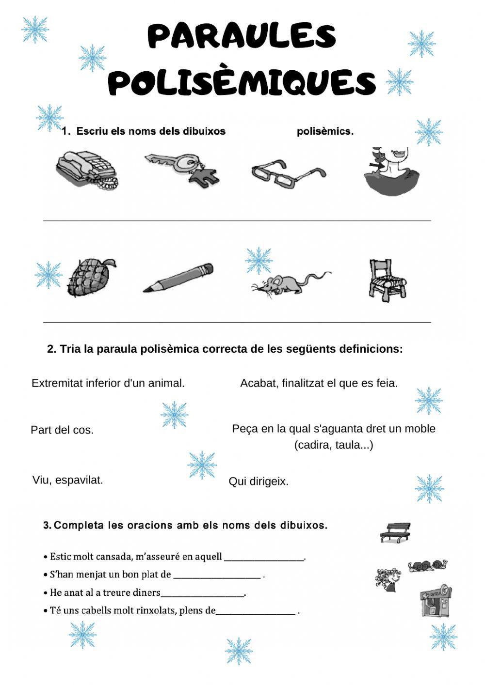 Paraules polisèmiques