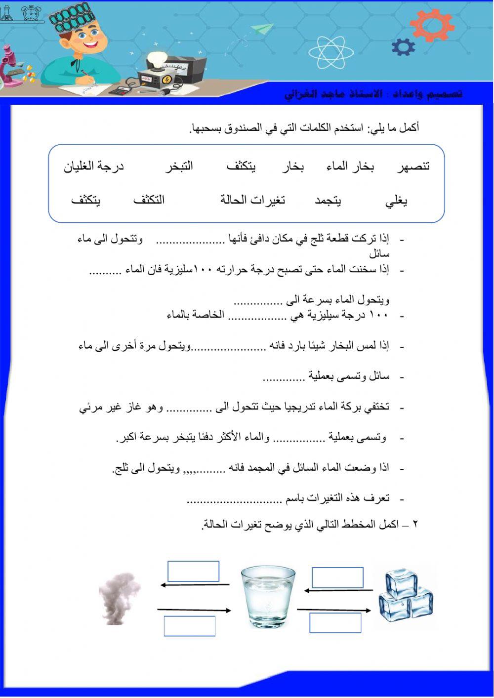 تغير الحالة