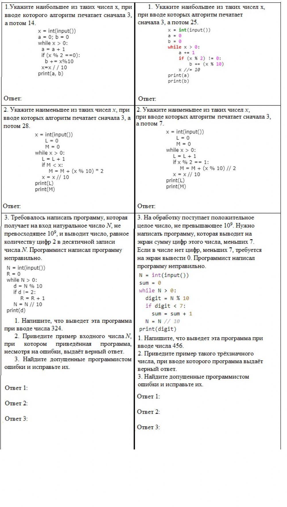 Анализ алгоритмов