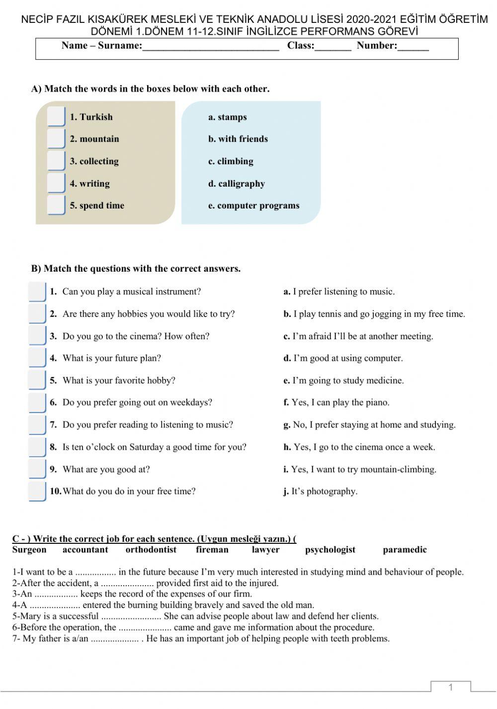 General revision test
