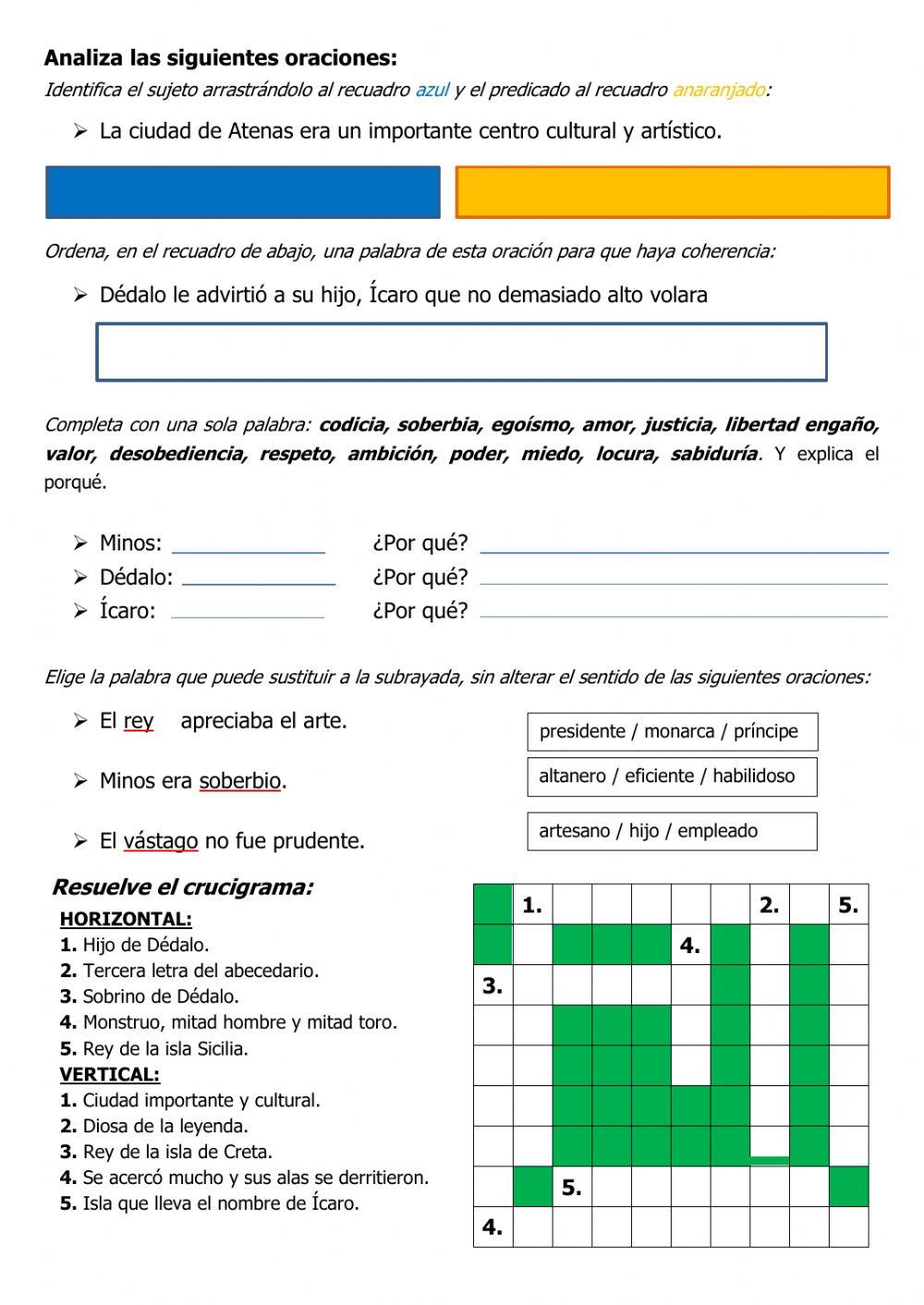 Comprensión de lectura 6º