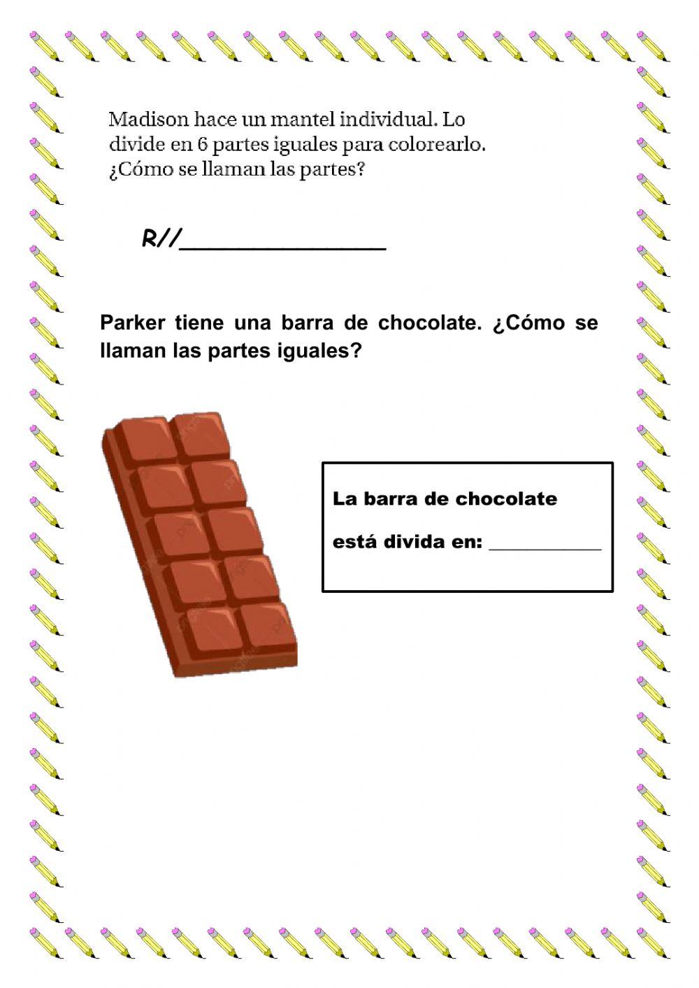 Partes iguales de un entero - 3