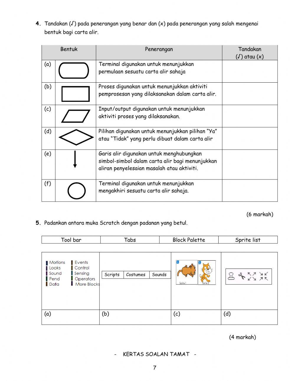 Pentaksiran tmk tahun 6