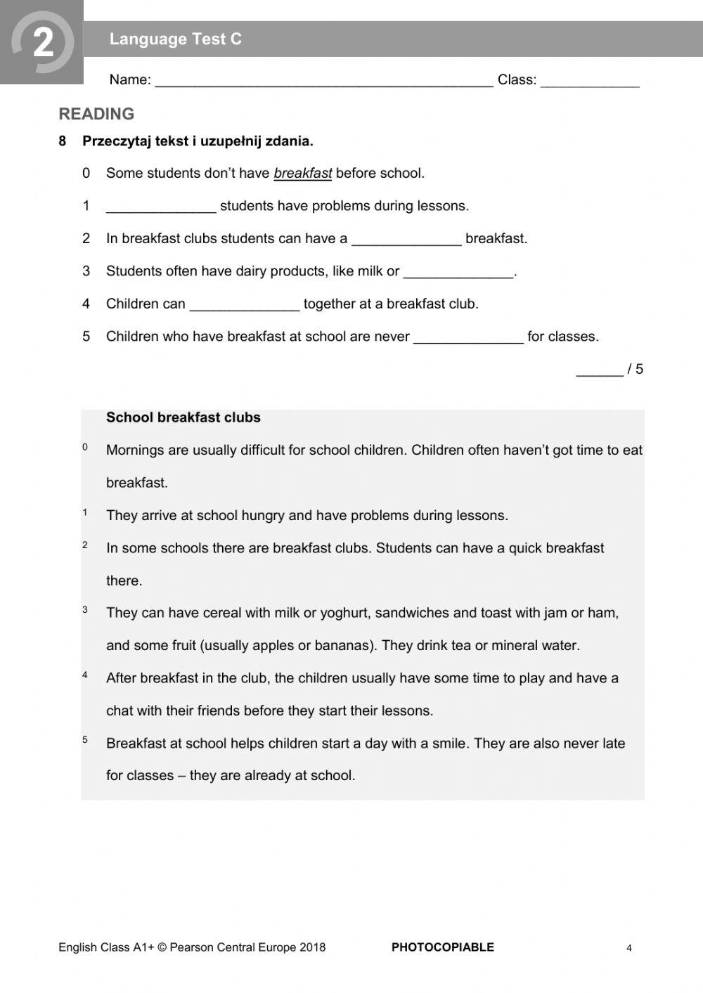 Test-unit 2-EC-A1P-Language