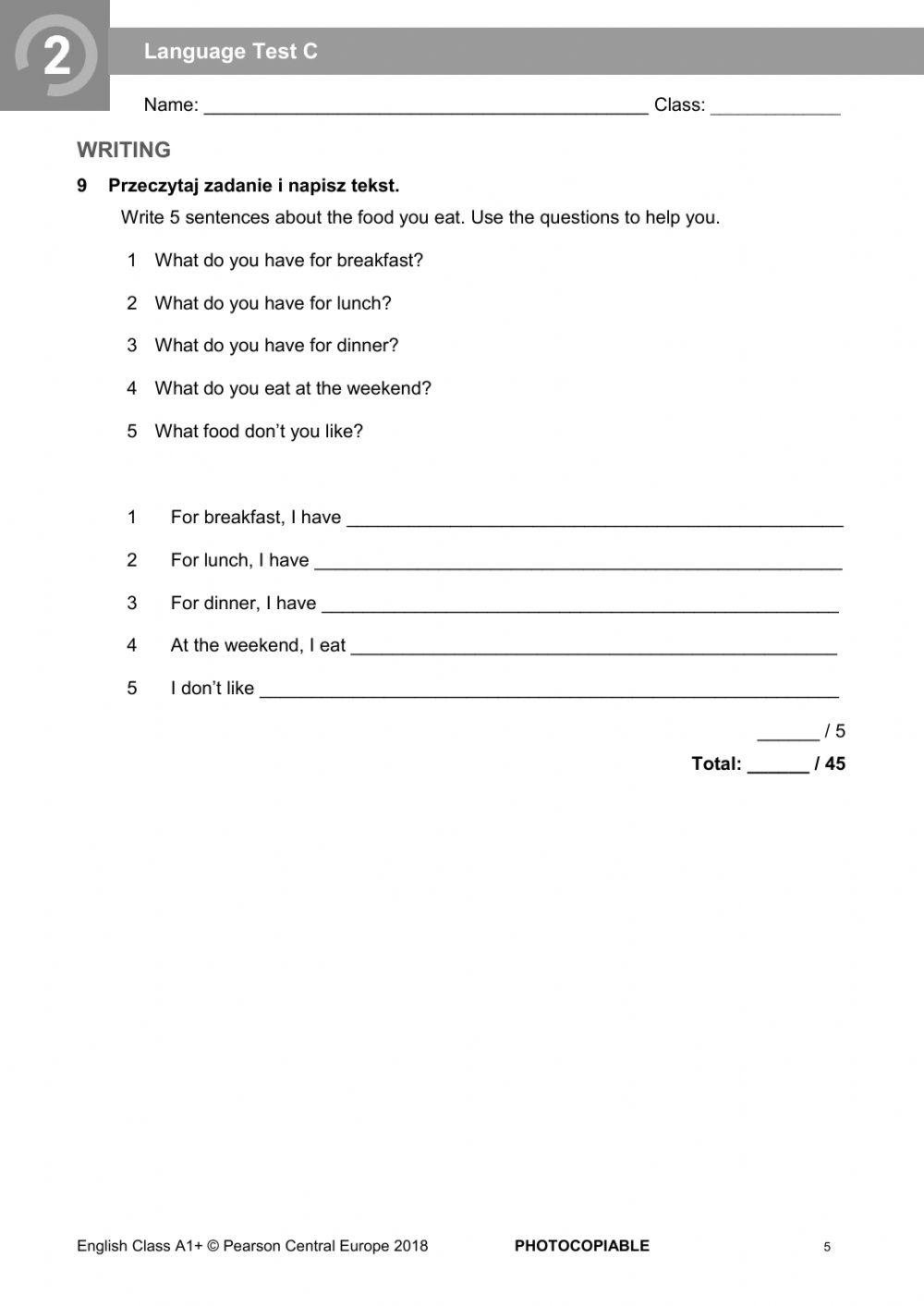 Test-unit 2-EC-A1P-Language