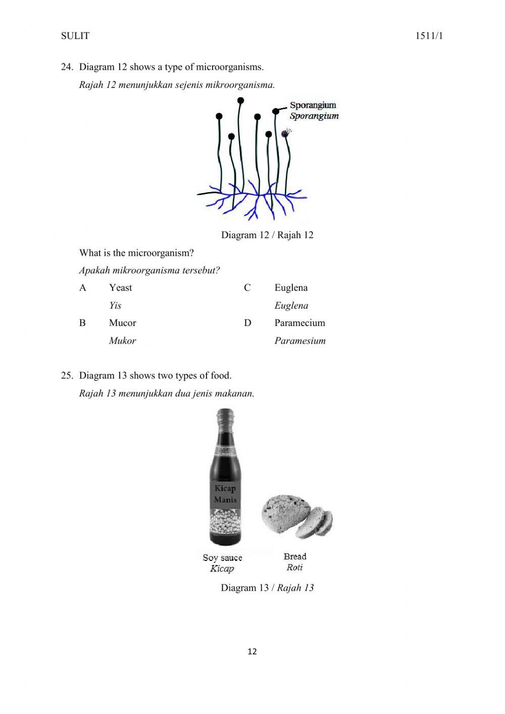Sains Tingkatan 5 Kertas 1 Part 2