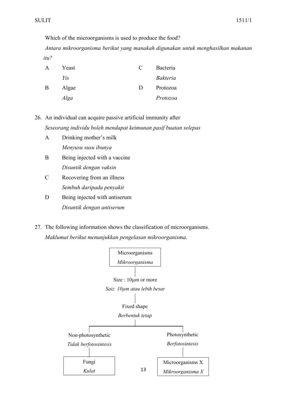 Sains Tingkatan 5 Kertas 1 Part 2