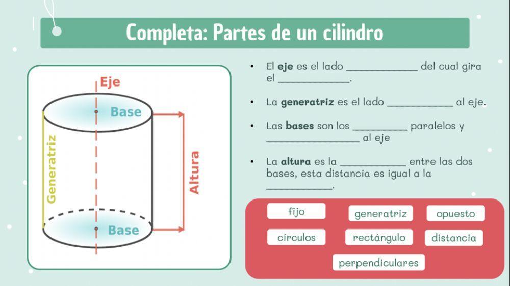 Partes de un cilindro
