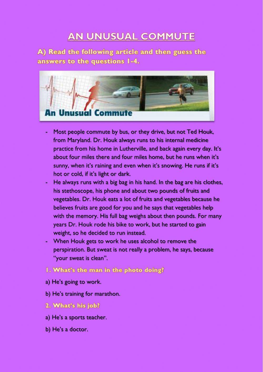 Vocabulary - trasnportation