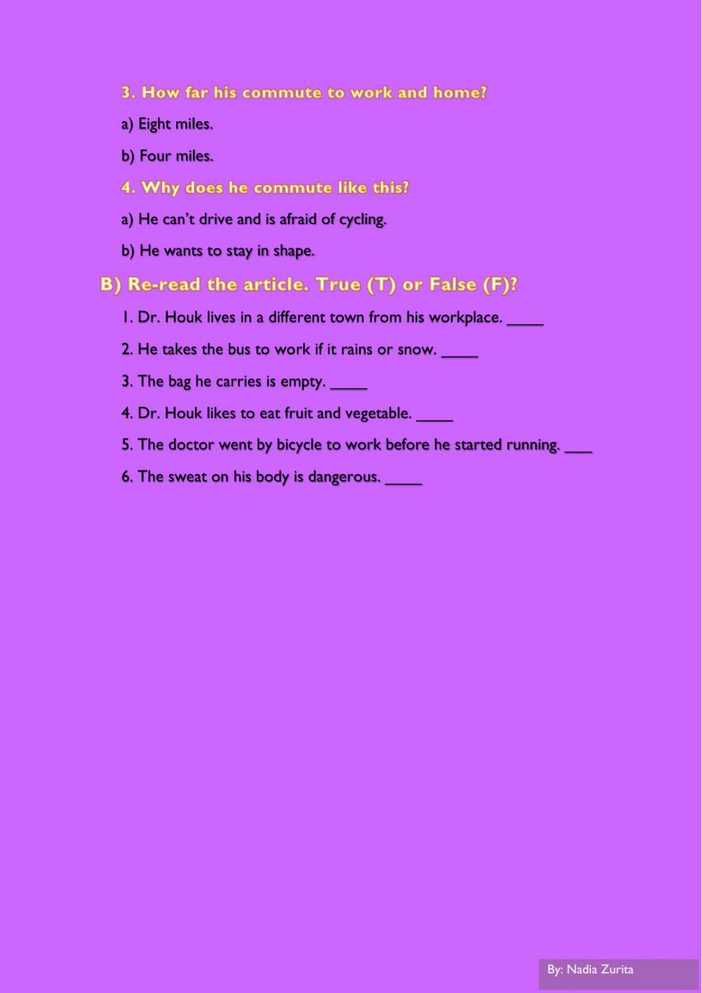 Vocabulary - trasnportation