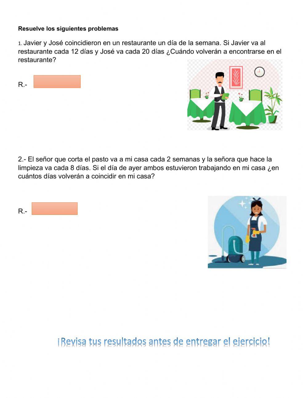 Mínimo común múltiplo