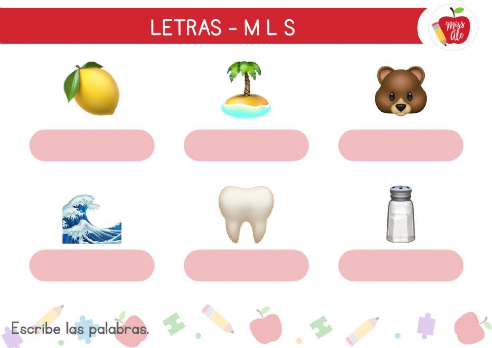 COM8 - Escritura de palabras