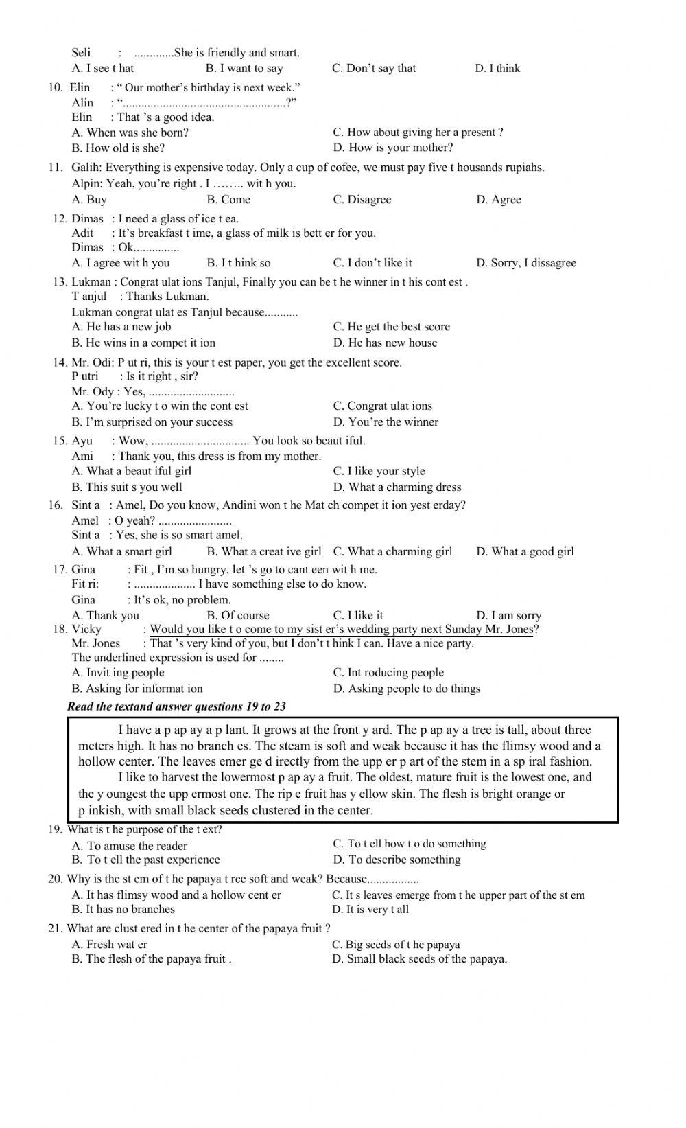 Ulangan Akhir Semester