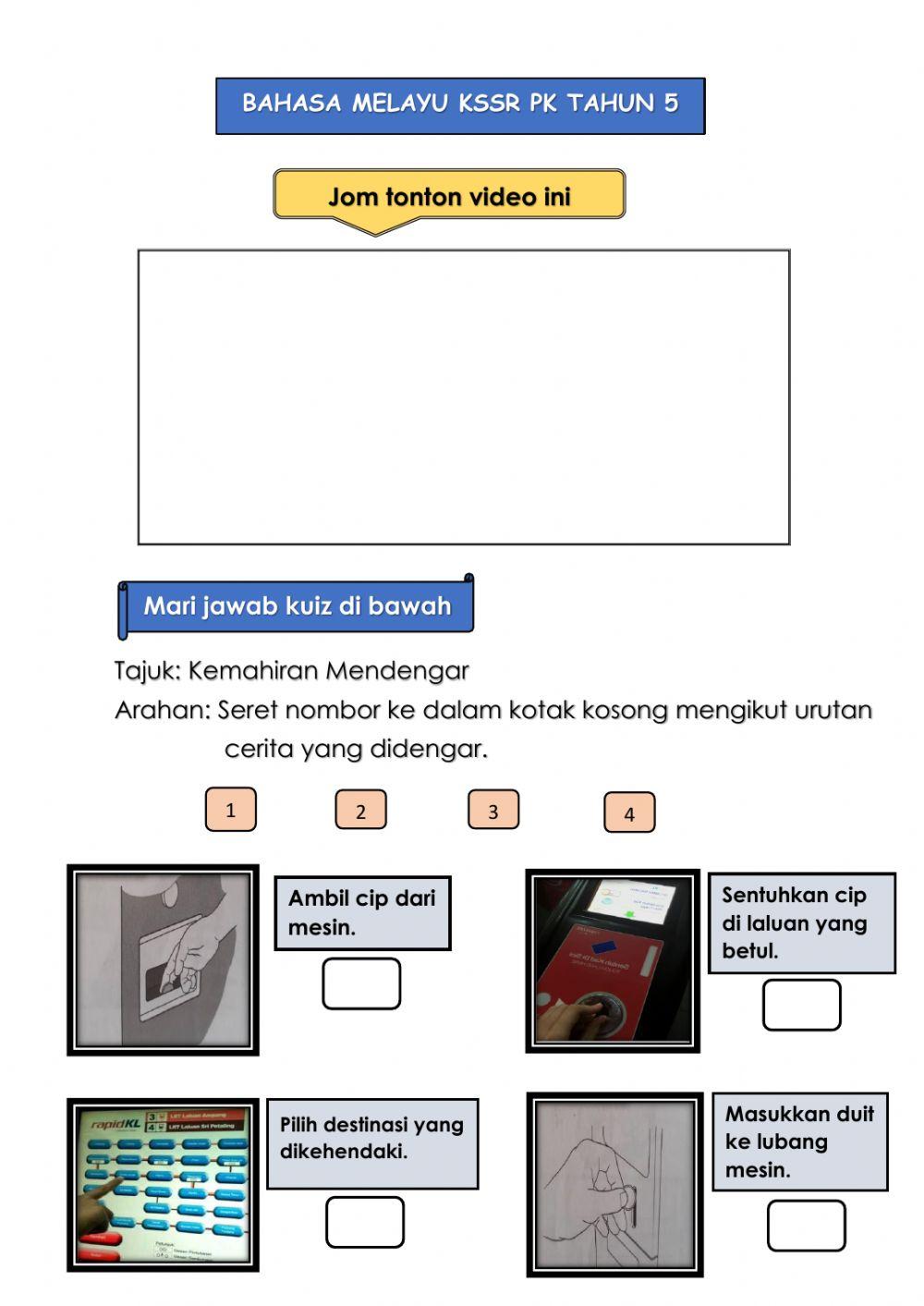 Mendengar dan mengingat urutan cerita